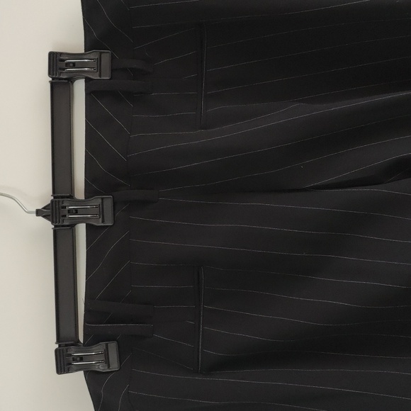 Chaus Black Pinstripe Dress Pants NWOT - Picture 4 of 5
